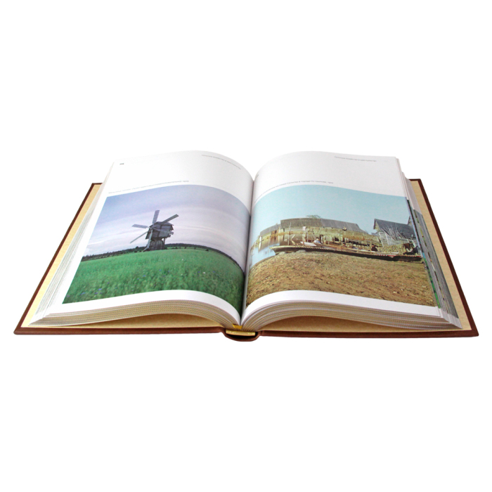 The leather-bound book "The Colored Empire. Russia before the turmoil"